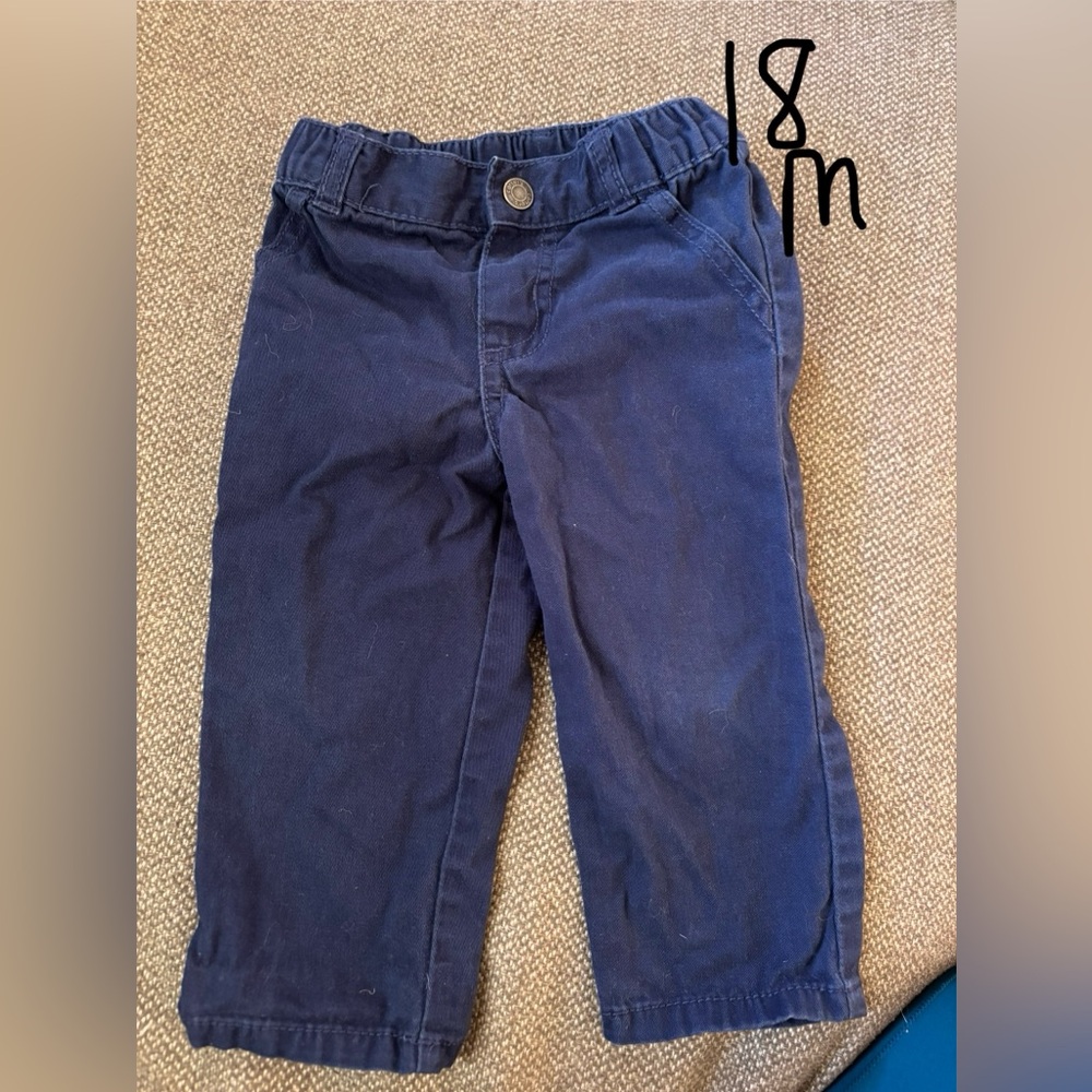 Navy Blue Kids Pants